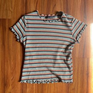 ✨3 FOR $30 SALE brandy rainbow ruffle top